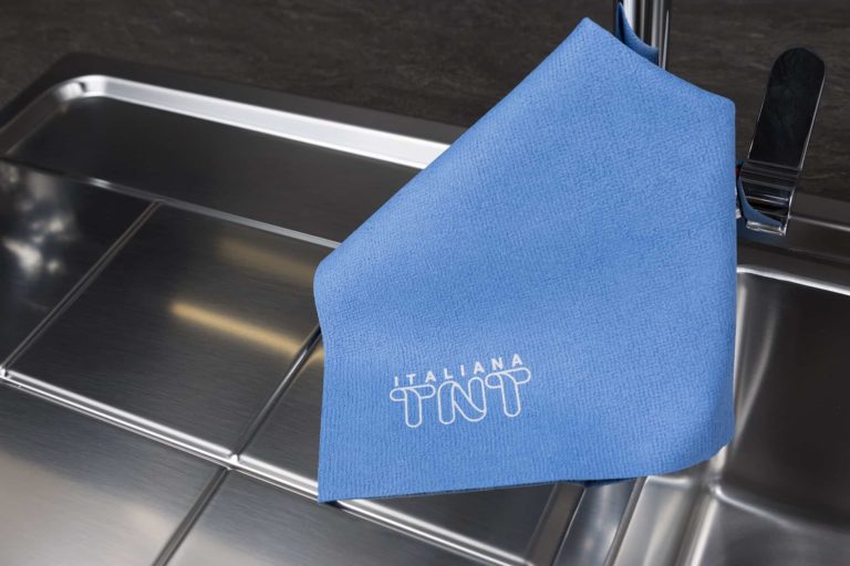 Panno in microfibra per acciaio inox