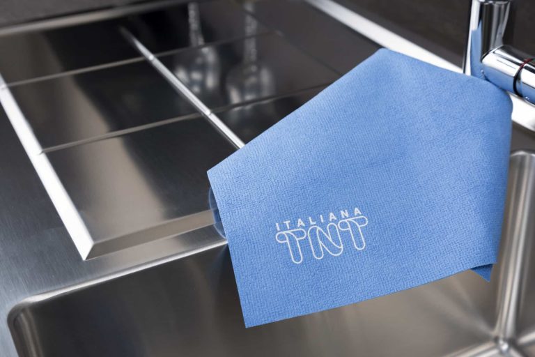 Panno in microfibra per acciaio inox