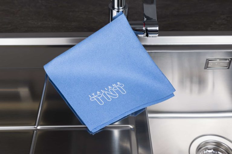 Panno in microfibra per acciaio inox